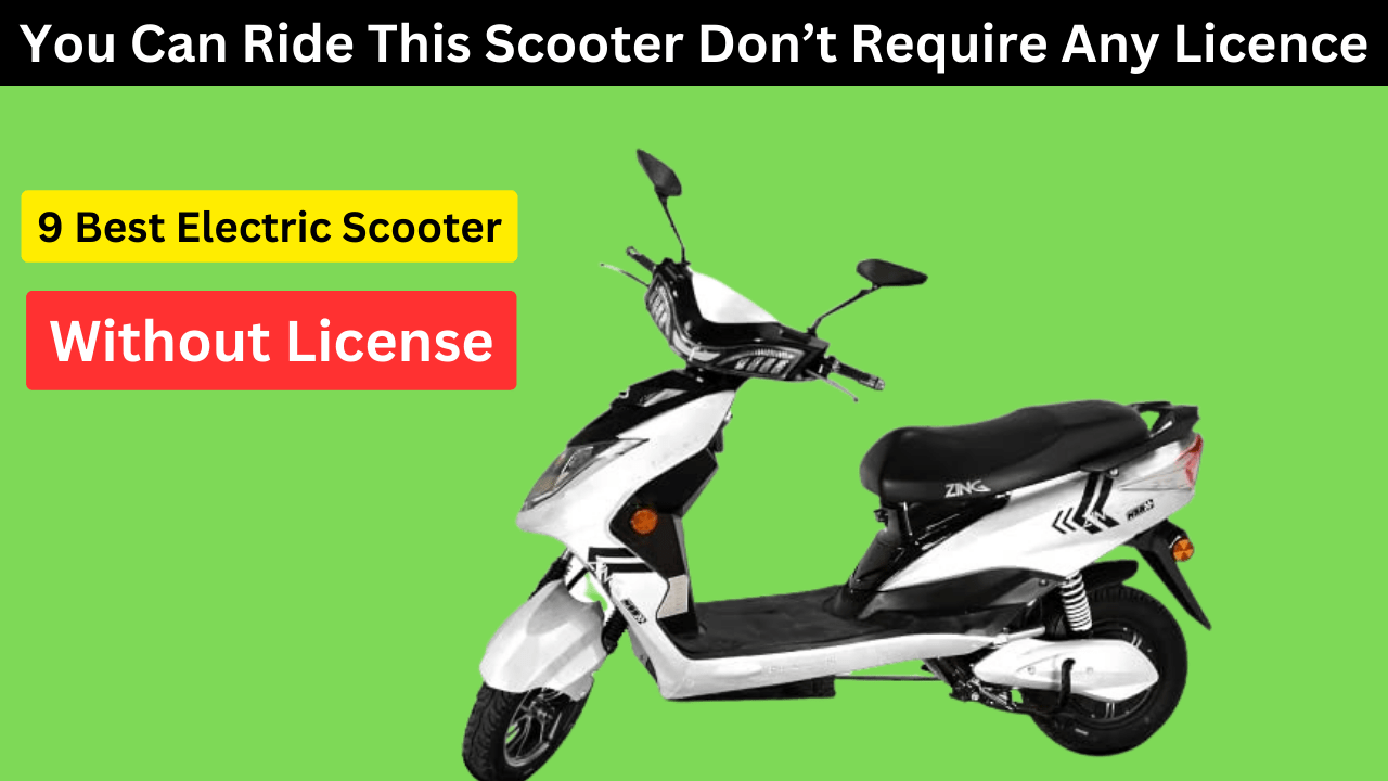 Electric Scooter Without License